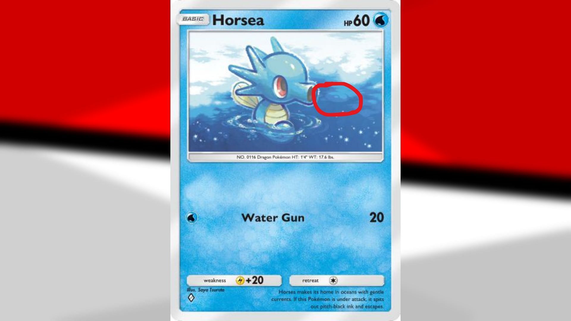 Horsea in PTCGP (Image via TPC)
